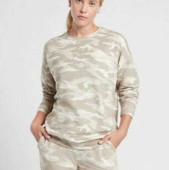 Athleta Balance Ullover Sweatshirt Gray Size Small - Picture 1 of 7